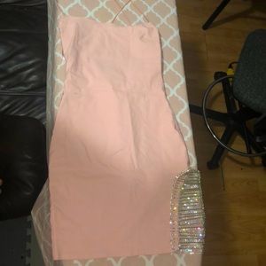 Pink dress with sparkle//robe rose avec brilliant